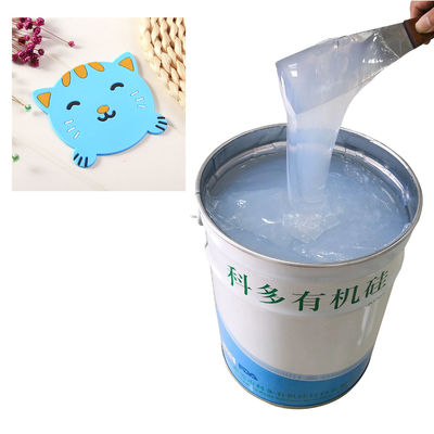 High Temp Resistant 500% Elongation LSR Silicone Rubber Ink For Pad Molding 10:1