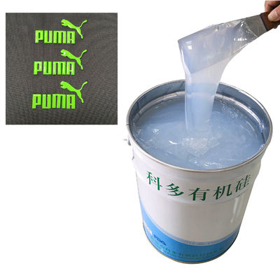 ISO Anti Poisoning Screen Printing Silicone Ink For Black Fabric