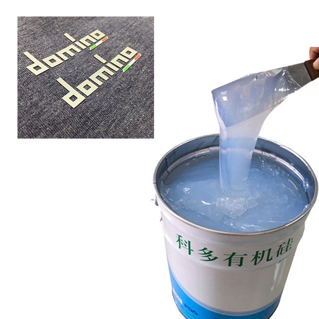 Anti Migration 4.2MPa Screen Printing Silicone Ink For Leather