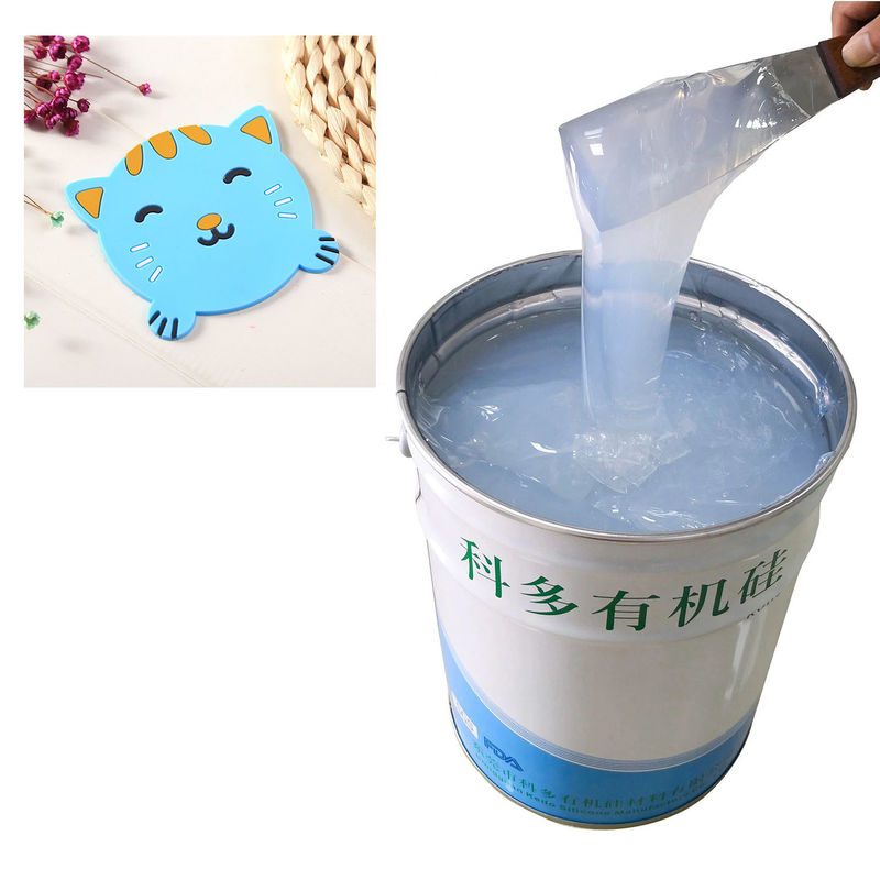 High Temp Resistant 500% Elongation LSR Silicone Rubber Ink For Pad Molding 10:1