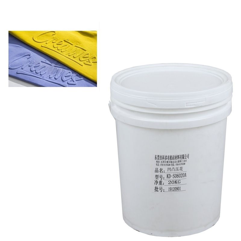 ISO Heatproof 500% Elongation Embossing Silicone Ink