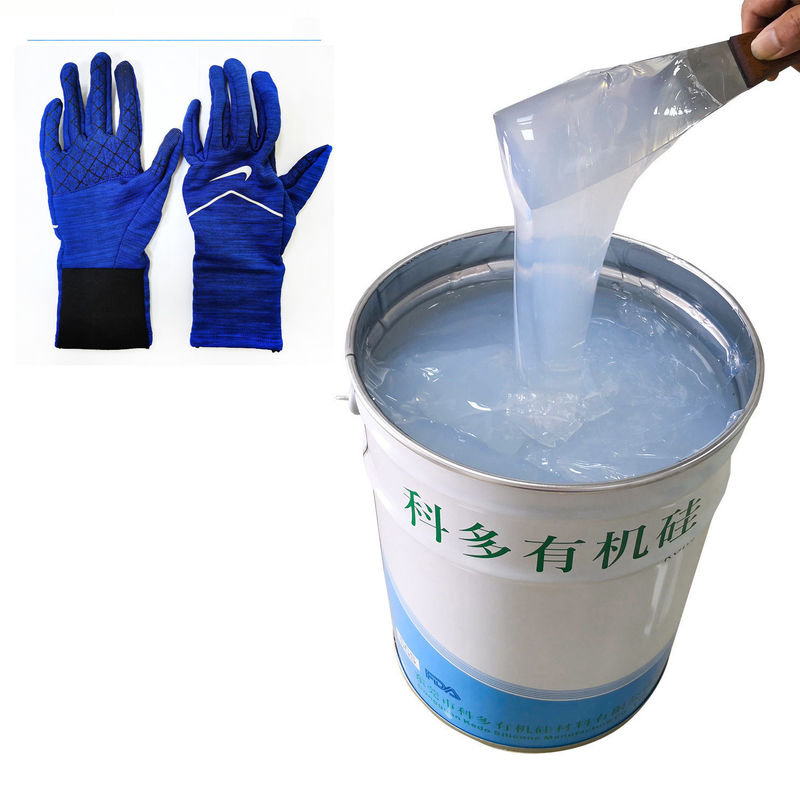 Acid Resistant 20kg Electrically Conductive Silicone Rubber For Surface Coating On Gloves